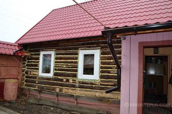 теплоизоляция деревянного дома